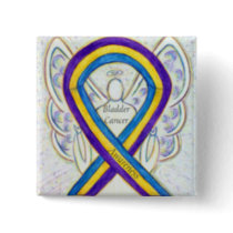 Bladder Cancer Angel Awareness Ribbon Pins