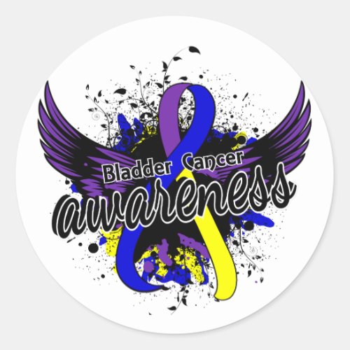 Bladder Cancer Awareness 16 Classic Round Sticker