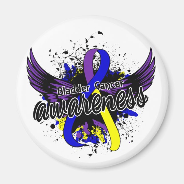 Bladder Cancer Awareness 16 Magnet (Front)