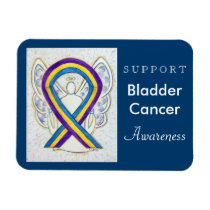 Bladder Cancer Awareness Angel Ribbon Gift Magnet