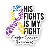 Bladder Cancer Awareness, Bladder Cancer Support Sticker