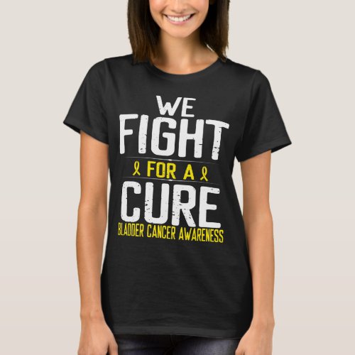 Bladder Cancer Awareness for a Cure Adenocarcinoma T_Shirt