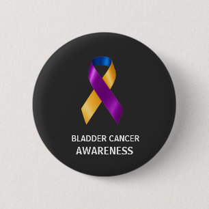 Bladder Cancer Awareness Merigold Ribbon Button