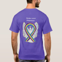 Bladder Cancer Awareness Ribbon Angel Custom Shirt