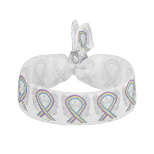Bladder Cancer Awareness Ribbon Angel Hair Ties