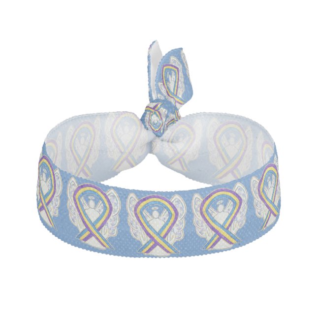 Bladder Cancer Awareness Ribbon Angel Hair Ties (Front)