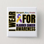 Bladder Cancer Awareness Ribbon Button