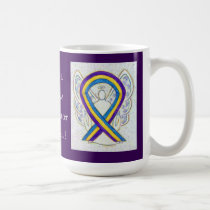 Bladder Cancer Awareness Ribbon Coffee Mugs