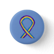 Bladder Cancer Awareness Ribbon Custom Pin Buttons