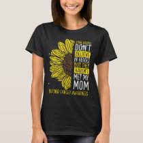 Bladder Cancer Awareness Ribbon Mom Warrior T-Shirt