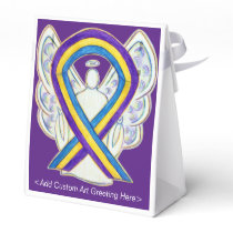 Bladder Cancer Awareness Ribbon Party Favor Box