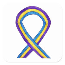 Bladder Cancer Awareness Ribbon Sticker Decals