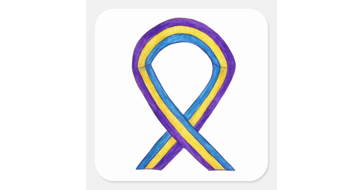awareness ribbon decal