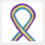 Bladder Cancer Awareness Ribbon Sticker Decals