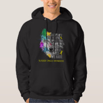 Bladder Cancer Awareness Ribbon Support Gifts Hoodie