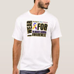 Bladder Cancer Awareness Ribbon T-Shirt