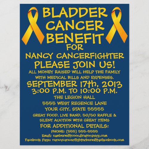 Bladder Cancer Benefit Flyer