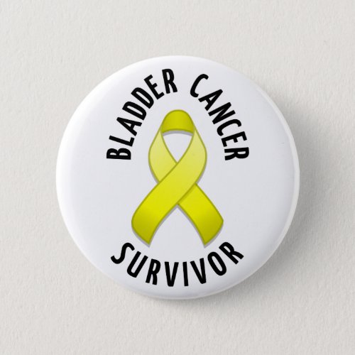 Bladder Cancer Survivor Button