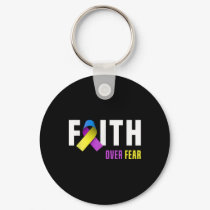 Bladder Cancer Warrior Faith God Bladder Cancer Aw Keychain