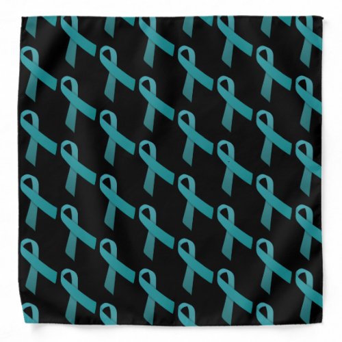 bladder pain syndrome teal ribbon bandana