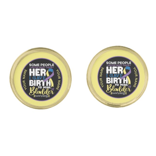 Bladder warrior Some People Never Meet Their Hero Cufflinks (Front)