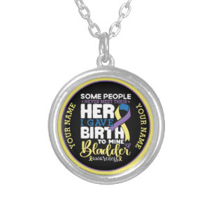 Bladder warrior Some People Never Meet Their Hero Silver Plated Necklace