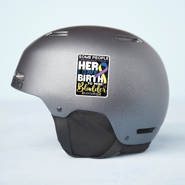 Bladder warrior Some People Never Meet Their Hero Sticker (Helmet Side)
