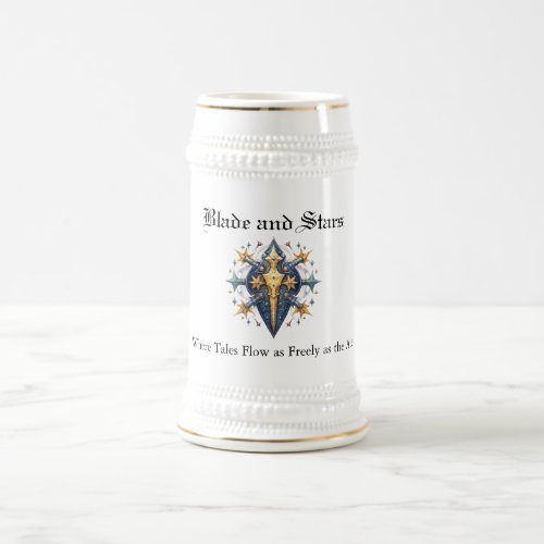 Blade and Stars Baldurs Gate Beer Stein