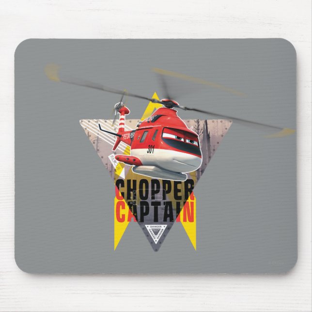 Blade Ranger Chopper Captain Mouse Pad (Front)