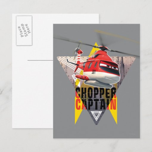 Blade Ranger Chopper Captain Postcard | Zazzle