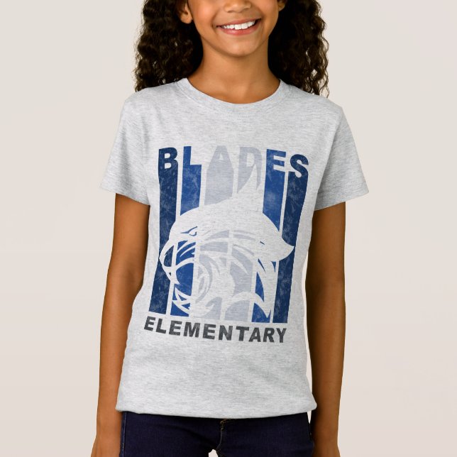Blades Retro Elementary School - Girls T-Shirt (Front)
