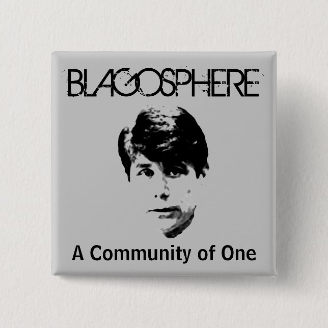 BLAGOSPHERE PINBACK BUTTON (Front)