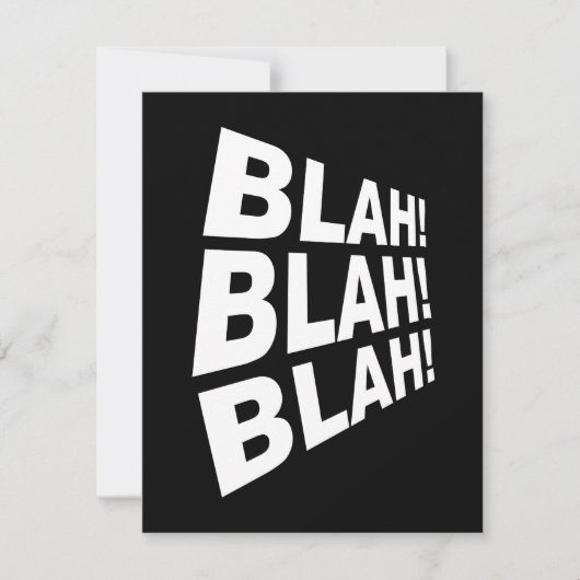 Blah Blah Blah (Front)