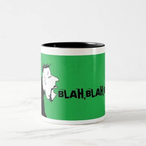 BLAHBLAHBLAH CUP Two_Tone COFFEE MUG