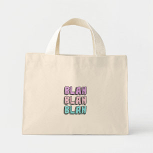 BLAH BLAH BLAH DSESIGN MINI TOTE BAG