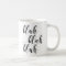 Blah Blah Blah! Modern Script Typography Mug