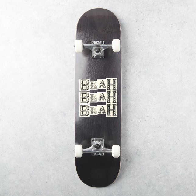 Blah Blah Blah Sticker (Skateboard)