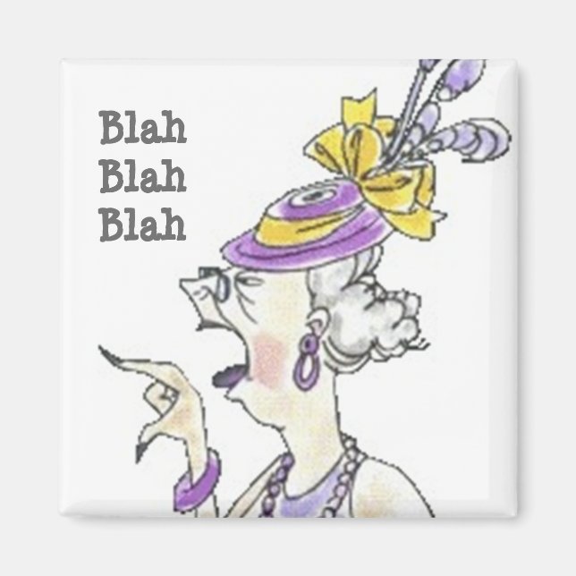 Blah blahblah magnet (Front)