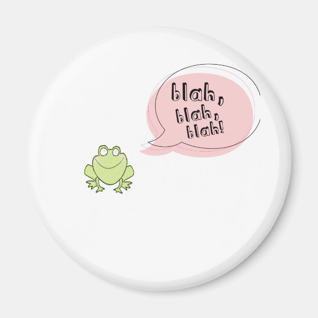 Blah Frog Magnet (Front)