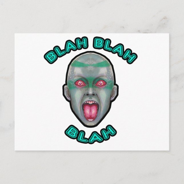 BLAHBLAHBLAH POSTCARD (Front)
