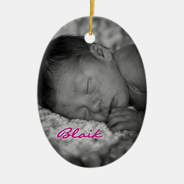 Blaik Ceramic Ornament (Front)