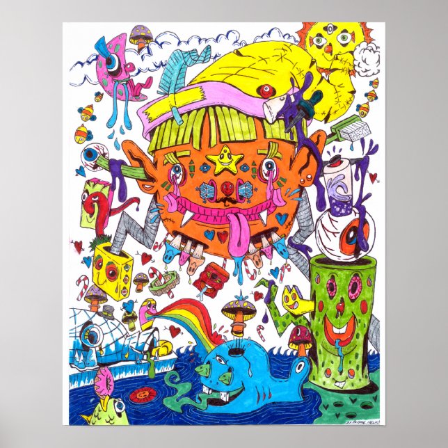 Blaine Helm Art Poster (Front)