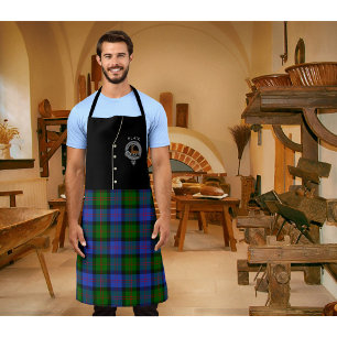 Blair Clan Badge & Tartan Kilt Apron