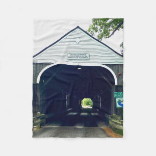Blair Covered Bridge Fleece Blanket