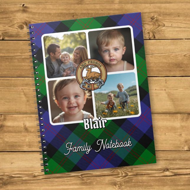 Blair Family Photo Collage Notebook (Creator Uploaded)