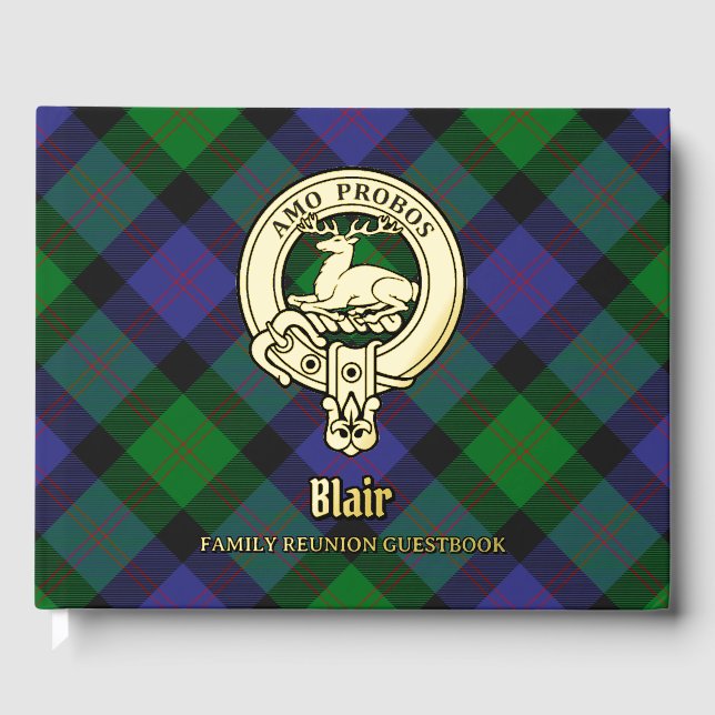 Blair Family Reunion Foil Guest Book (Front)