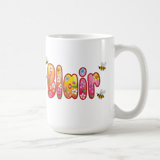 Blair - Floral and Bee Design Mug