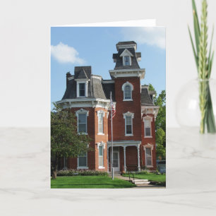 Blair House, Washington, Iowa Card