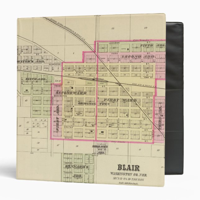 Blair, Nebraska Binder (Front/Inside)