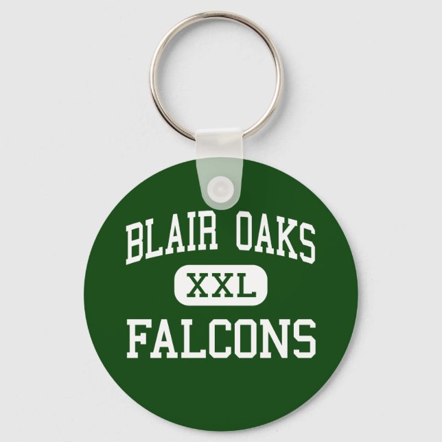 Blair Oaks - Falcons - High - Jefferson City Keychain (Front)
